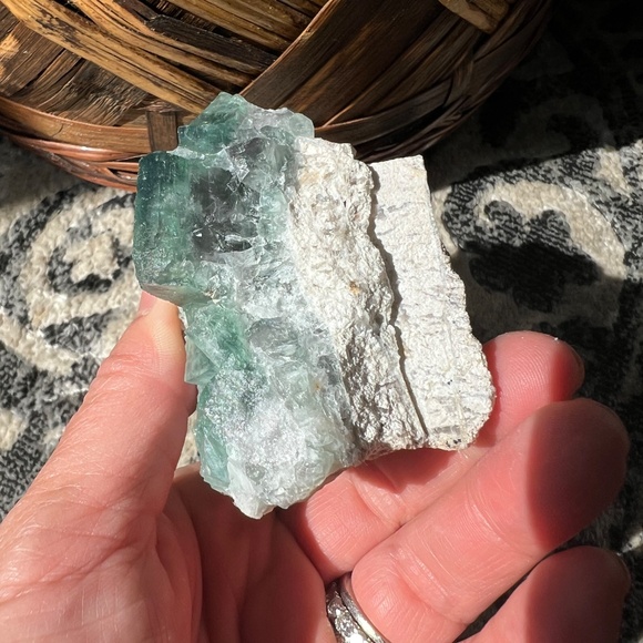 Green fluorite cluster (b) | crystal - Picture 4 of 11